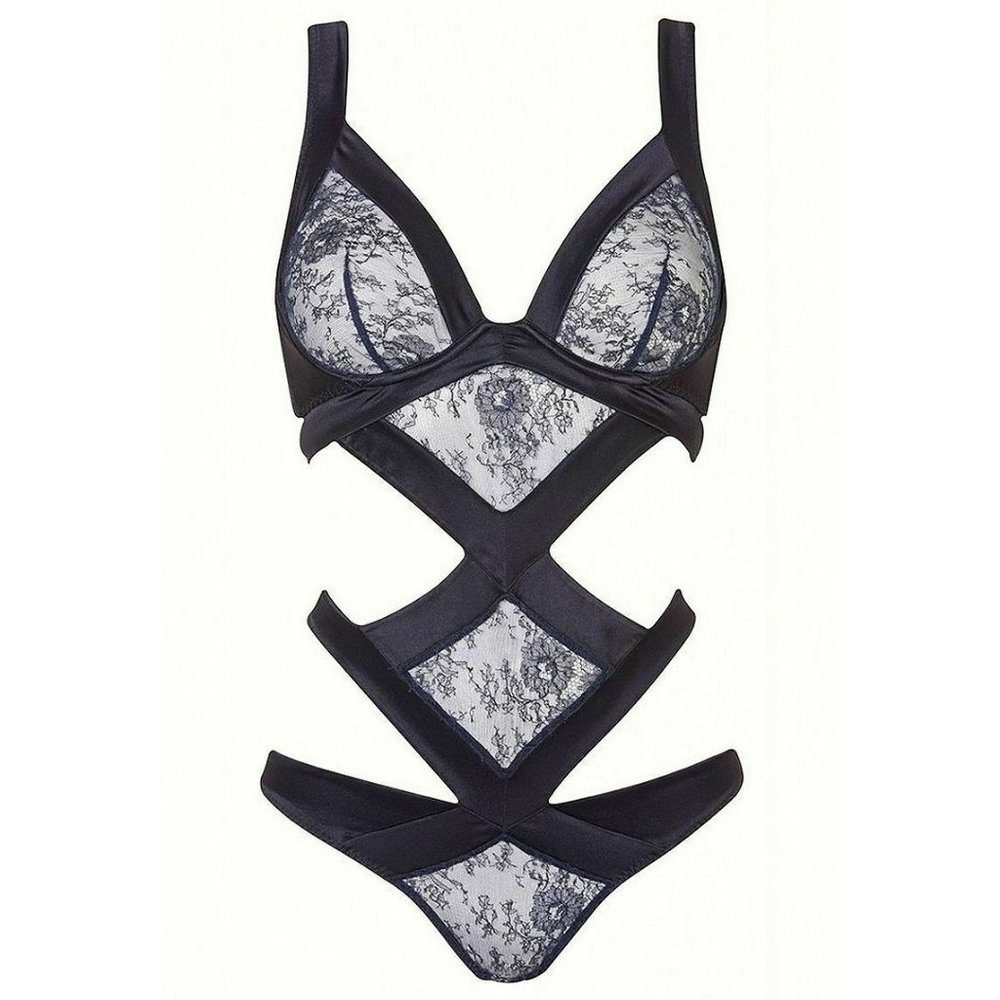 NWT Agent Provocateur Oriah Lace Strappy Bodysuit